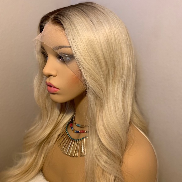 Beautiful Custom Color Blonde/Brown  Lace Frontal Wig - Picture 4 of 5
